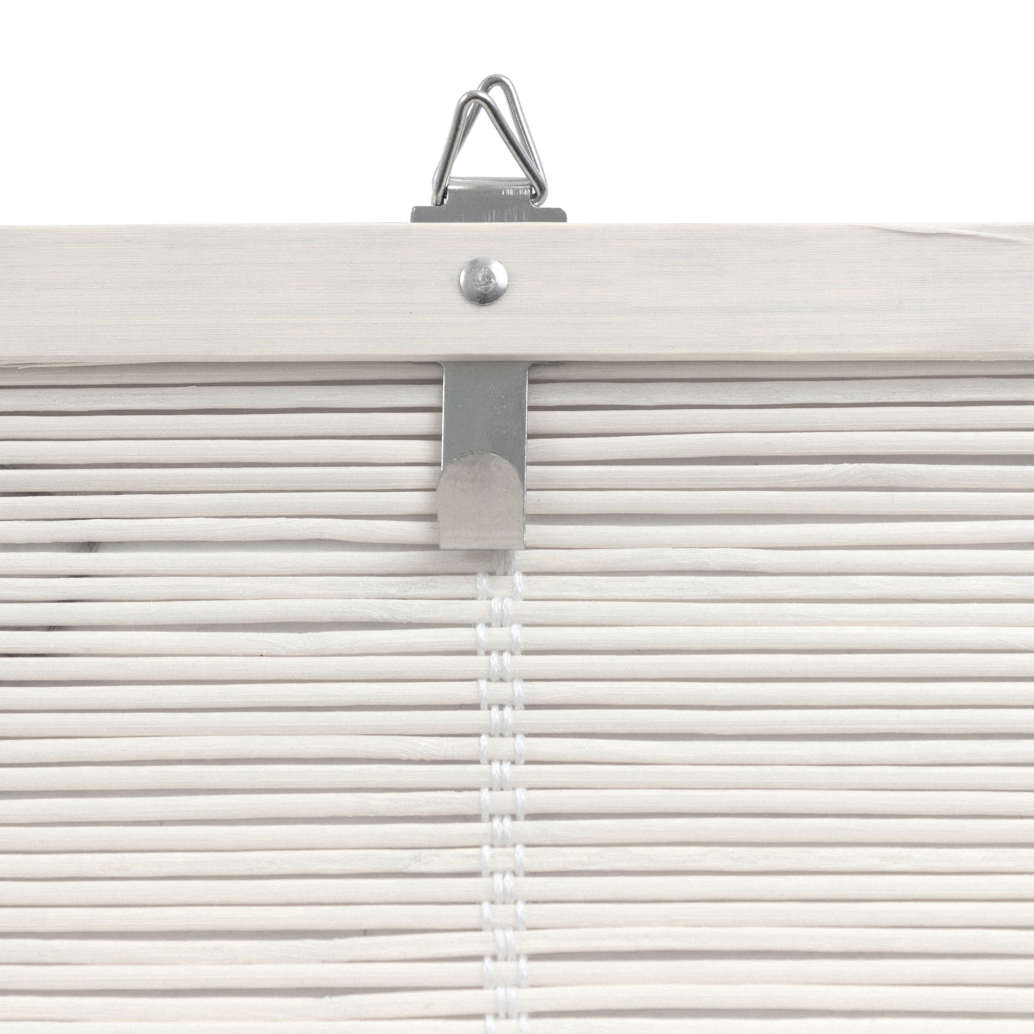 Red Lantern Bamboo Window Shade Blind - White 72" W