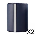 thumbnail image 1 of 2 Estuches De Viaje Para Corbatas, Estuche Para Corbatas Para Hombres, Regalo De Negocios, Estuche De Cuero PU Para Corbatas Para Hombres, Color Negro, 1 of 10