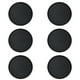 thumbnail image 1 of 6 posavasos negros para bebidas, posavasos redondos de PVC, posavasos de diseño elevado, diseño grueso, para bebidas, café, cerveza, bar, cocina, hogar, apartamento (0,2 pulgadas de, 1 of 5