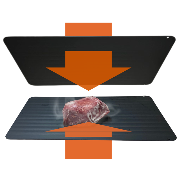 Evelots 2 Pack Meat Thawing Trays for Frozen Meat/Quick Thaw Defrosting