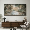 thumbnail image 4 of Large Framed Canvas Print Abstract Modern Wall Art Decorative Ready to Hang Painting for Living room Bedroom - 60"x30" Black Frame, 4 of 9