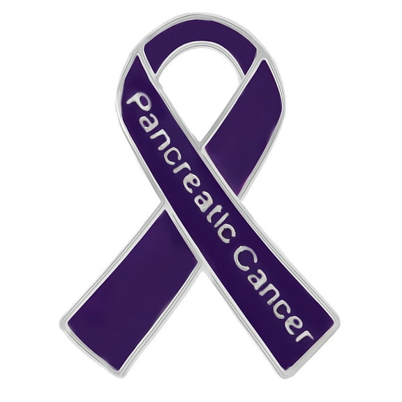 Pancreatic Cancer Awareness Ribbon Pins  25 Pin