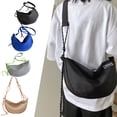 thumbnail image 1 of Bolso cruzado de lona grande para mujer - Bolso retro de hombro con gran capacidad para uso diario, senderismo y viajes, 1 of 8