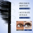 thumbnail image 5 of LEBONYARD Volume And Lengthening Mascara, Rainproof Long Lasting Smudge Proof Non Caking Curly Wavy Lash Makeup 4ml, 5 of 7