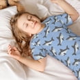 thumbnail image 7 of JUNZAN Party Shark Cute for Boys Girls Pajama Sets Toddler Sleepwear Summer Jammies 2pcs PJs, 7 of 7