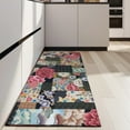 thumbnail image 4 of Pioneer Flower Floral Print Pattern Kitchen Rug Mat,Kitchen Runner Rugs Non Skid Washable,Decorative Kitchen Floor Mats for Kitchen,Sink,Laundry,17"X47", 4 of 5