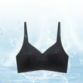 thumbnail image 2 of Bigersell Wireless Cami Bra On Sale Comfortable Without Underwire Bra Bandeau Bra Style F-1006 Black XL, 2 of 5