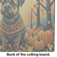 thumbnail image 5 of Carolines Treasures DAC1023LCB 15 x 12 in. Unisex Border Terrier Fall Glass Cutting Board - Large, 5 of 5