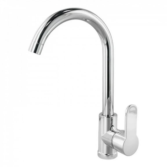 Kitchen Faucet Hot &Cold Water Mixer Tap Household Rotating Basin Faucet Sink Mixer Single Handle Swivel Spout Tap