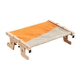 thumbnail image 4 of Cat Window Perch Lounge Hamaca Kitten Cat Bed Steady Wooden Para Gatos De Interior Orange Paw Pattern Sunnimix Percha de ventana de gato, 4 of 8