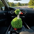 thumbnail image 2 of RUINIXCW 7 Inch Desk Goose Outfits Desk Duck Outfit Mini Porch Goose Outfit Crochet Green Desktop Goose Outfits for Desk Goose Figurine Spring Summer Desk Goose Clothes and Hat Set, 2 of 9