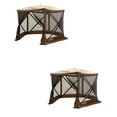 thumbnail image 1 of Clam QuickSet Venture Abri de Verrière Extérieur Portable, Brun (2 Pack), 1 of 4