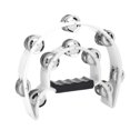 thumbnail image 1 of Herwey Jingles à Double Rangée Clochette Tambourin Percussion Instrument de Musique, 1 of 8