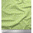 thumbnail image 1 of Soimoi Rayon Crepe Fabric Dot & Leaves Print Fabric by Yard 46 Inch Wide, 1 of 3