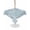White, variant on Outdoor Tablecloth with Umbrella Hole for Patio/Picnic/Party/Camping, Blue White Starfish Waterproof Table Cloth Square Cover Washable, Coastal Ocean Summer Sea Nautical (60"x 60")