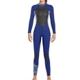 thumbnail image 2 of Eigraketly Traje de buceo con cremallera trasera de neopreno profesional transpirable resistente a los arañazos traje de baño impermeable para Deportes acuáticos Armada XS, 2 of 6