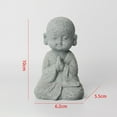 thumbnail image 4 of Estatua de Buda Monje Zulema Monje Estatua de Buda manos juntas, 4 of 8