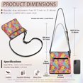 thumbnail image 7 of HELLHERO Daisy Field Pattern Adjustable Shoulder Strap Shoulder Bag for Daily Commute Shopping, Durable Adjustable Strap Sling Bag Smooth Zipper Crossbody Bag, 7 of 7