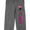 thumbnail image 2 of Invader Zim Men's Heather Gray Sleep Pants-XL, 2 of 3