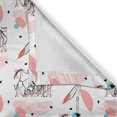 thumbnail image 4 of Ambesonne Flower Valance Pack of 2, Doodle Modern Peony, 54"X18", Charcoal Grey Blush, 4 of 5