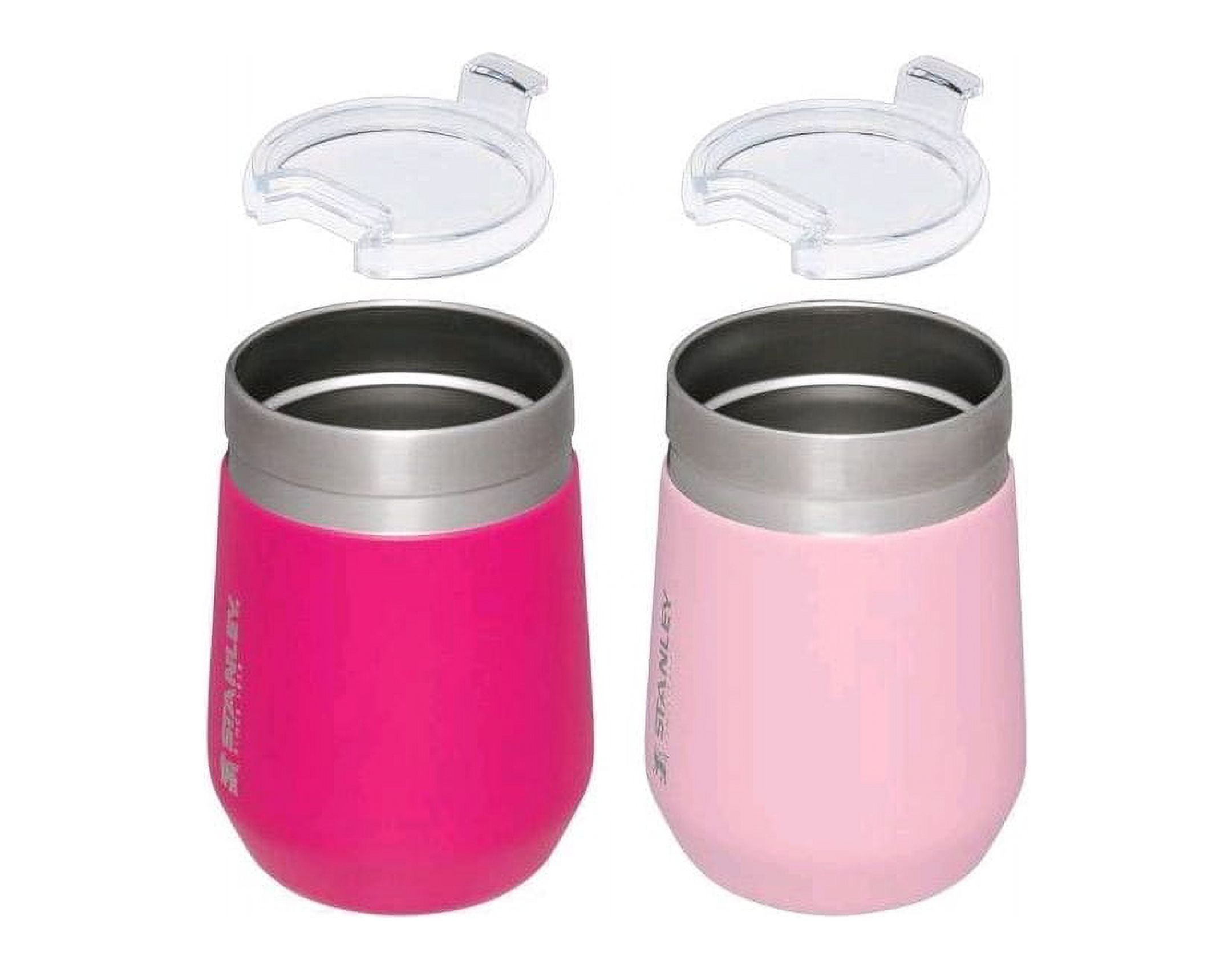 Stanley 2 pk 20 oz. Stainless Steel H2.0 Flowstate Quencher Tumblers Pink  Vibes/Frost 