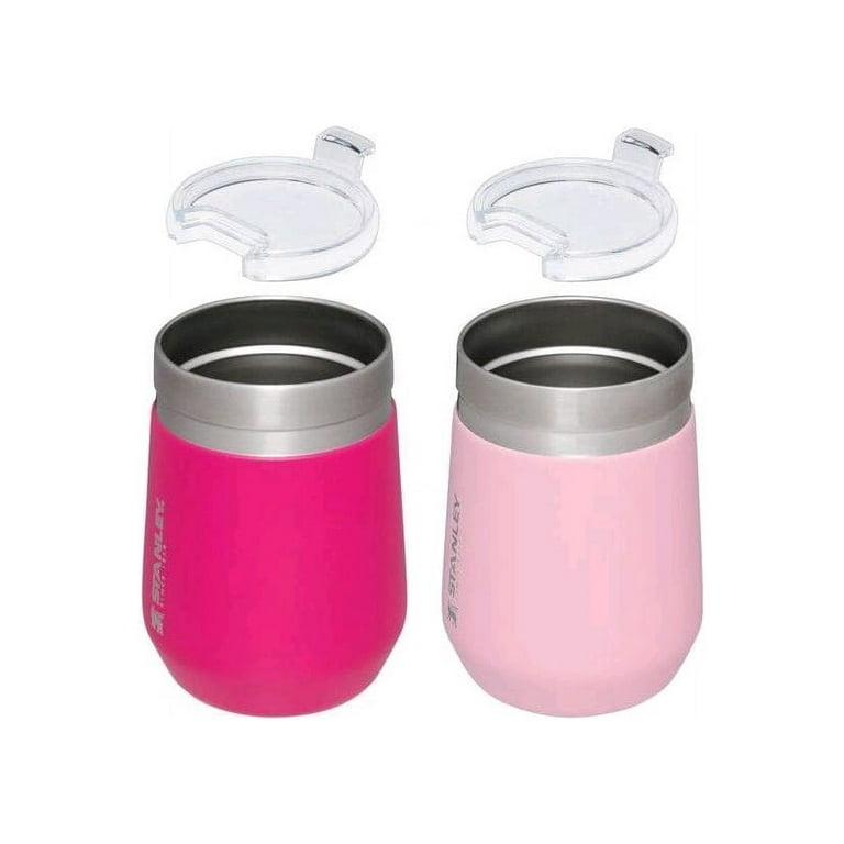 Solid Vibes Stainless Steel Handled Tumbler - Pink - Caribou Coffee