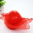thumbnail image 2 of Children Decoration Scarf Solid Color Neckerchief Birthday Gifts Dancing Dressing for Outdoor Party School Stage Performance Purple Red, 2 of 10