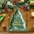 thumbnail image 4 of ACDANC Christmas Tree Shaped Disposable Paper Plates 10 Pack Holiday Dinnerware Party Table Decor Festive Table Setting 7.72X6.5 Inch Paper Plates Christmas Paper Plates, 4 of 7