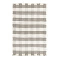 thumbnail image 3 of Unique Loom Eco Plaid Indoor Outdoor Washable Collection Area Rug - Balmoral (6' 1" x 9' Rectangle Gray/Ivory), 3 of 12