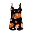 thumbnail image 4 of FUNDUFI Womens Pajamas Outfit Set Sleeveless Casual Valentine's Day Love Heart Printed Soft Pajama Shirt Shorts 2Pcs Sleepwear Outfit Sets Comfortable Loose Fit Pyjamas Set Comfy Women's Nightwear, 4 of 5