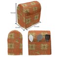 thumbnail image 5 of Yellow Damask Lounger Chair Bag, Eastern Style Abstract Interlaced Motif as Repeating Pattern, High Capacity Storage with Handle Container, Lounger Size, Orange Sepia and Yellow, by Ambesonne, 5 of 5