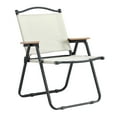 thumbnail image 2 of MAYEERTY 1-Piece Folding Outdoor Chair with Armrests and Anti-Slip Feet, 2 of 8