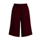 thumbnail image 5 of TaTaai Summer Shorts Breathable Soft Women Loose Fit Knee Length Capris Solid Color Side Slit Pockets Elastic Waist For Home Daily Casual Beach Gift, 5 of 5
