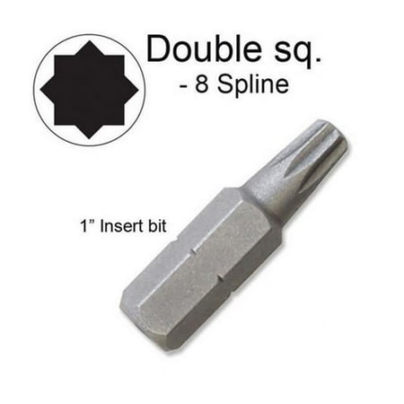 UPC: 0080497866426 | Best Way Tools Spline 1 in. L Screwdriver Bit Carbon Steel 1 pc