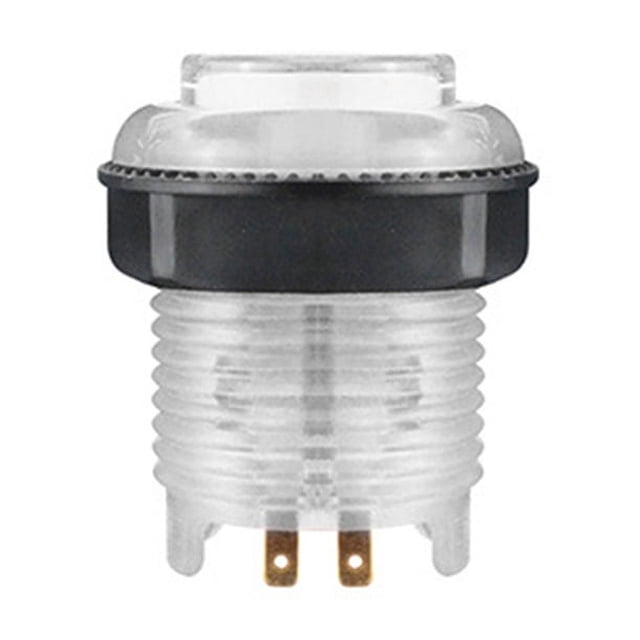 1PCS Illuminated Led Push Button 28mm Nut with 4Pin Light Cable for Zero Delay Board Game Machine Parts White