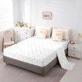 thumbnail image 5 of Erosebridal Teens Kawaii Watercolor Bow Bedding Comforter Set 7-Piece,Bohemian Damask King Bedding Sets for Girls,Ultra Soft Home Decor, 5 of 6