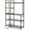 Brown, variant on Spaco 5-Tier Bakers Rack with Power Outlets and 10 S-Shaped Hooks, Robust Kitchen Utility Rack, Versatile Kitchen Rack, Rustic Brown