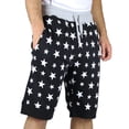 thumbnail image 2 of Blue Ocean Mens Star Printed Jogger Shorts (psr-11), 2 of 3