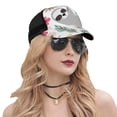 thumbnail image 5 of Lsque Cute Cartoon Sloth Printed Trucker Hat - Baseball Cap for Men Women - Breathable Mesh Side, Adjustable Fit - for Casual Wear, 5 of 7