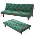thumbnail image 5 of Convertible Futon Sofa Bed with Adjustable Backrest Loveseat Sleeper Couch Suitable for Family Living Room,Apartment, Bedroom, 5 of 8