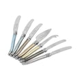 thumbnail image 2 of French Home Laguiole Mother of Pearl Cheese Knife and Spreader Set, 7 Piece., 2 of 7