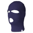 thumbnail image 1 of TopHeadwear 3-Hole Ski Face Mask Balaclava, Navy, 1 of 2