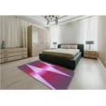 thumbnail image 5 of Ahgly Company Machine Washable Indoor Square Transitional Rich Lilac Purple Area Rugs, 3' Square, 5 of 7