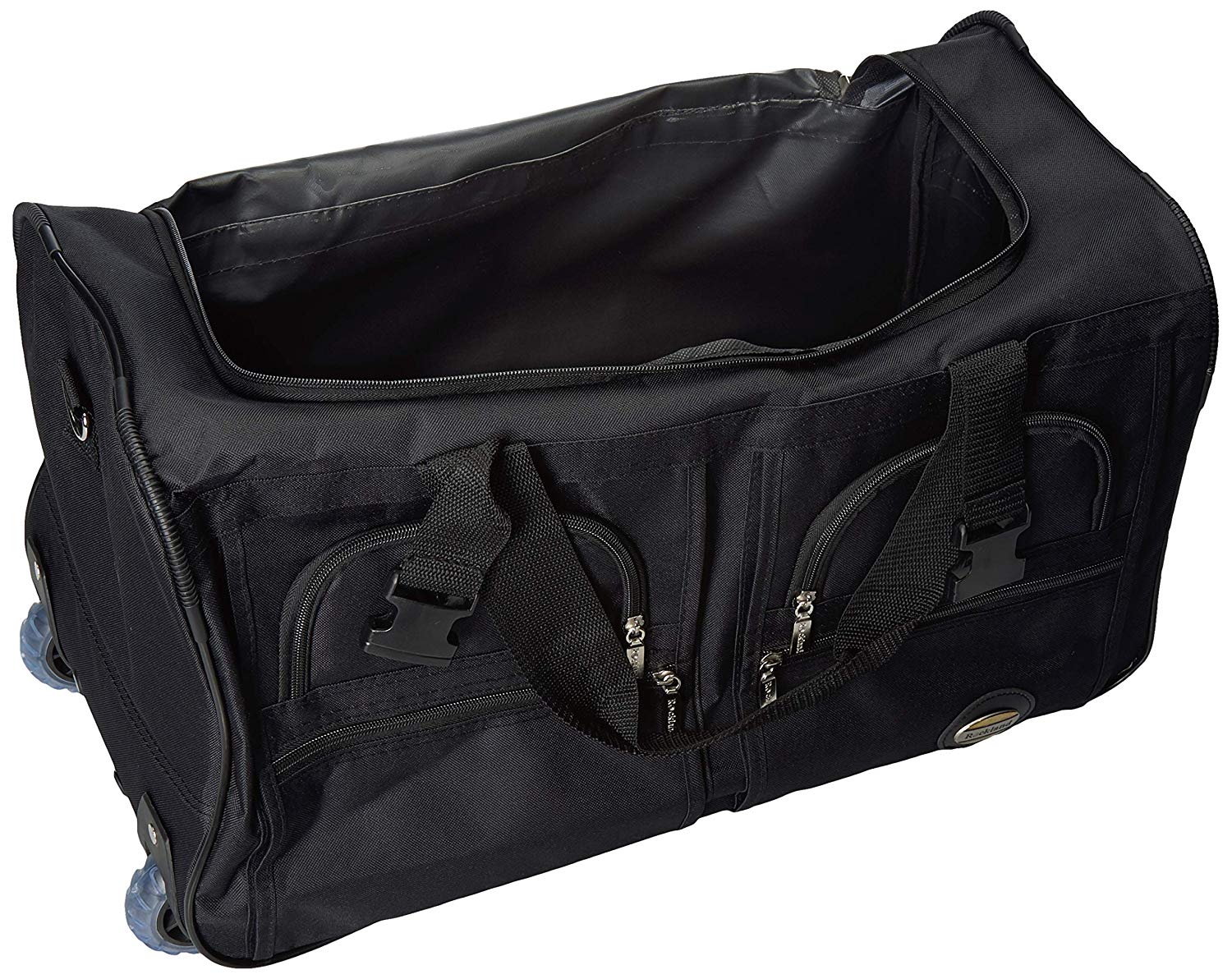 Rockland 22" Rolling Duffle Bag in Black photo 5