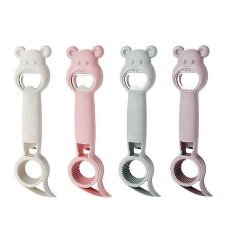 

Can Opener Wine Bottle Cutter Party Supplies Bottle Open Tool Non-slip Screw Lid Tool4 Pcs Sturdy Multifunctional Corkscrews Bottle And Jar Openers (Assorted Color)