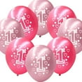thumbnail image 5 of 10 Uds globo de látex fiesta de cumpleaños decoración para fiesta de bienvenida de bebé accesorios rosa, 5 of 5