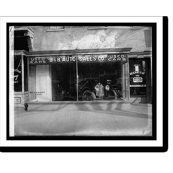 Historic Print, B&B Auto Sales Co., 16" x 20"
