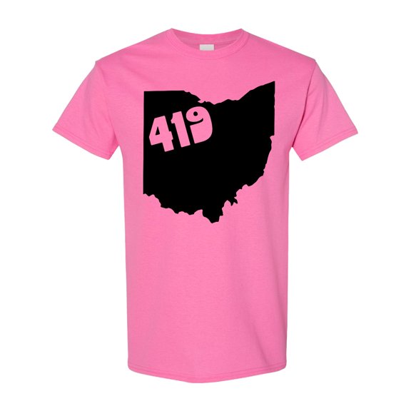 Inktastic 419 Ohio Phone Code T-Shirt