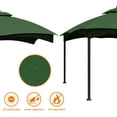 thumbnail image 3 of Eurmax 10x12 Gazebo Replacement Canopy 2 Tier Replacement Canopy,Forest Green, 3 of 5