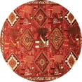 thumbnail image 1 of Ahgly Company Indoor Round Persian Orange Traditional Area Rugs, 5' Round, 1 of 1